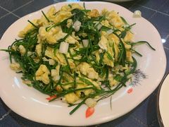 沙葱炒鸡蛋-天源居餐厅·地方特色菜(张北店)