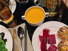 奶油南瓜汤-万达瑞华酒店美食汇自助餐厅(楚河汉街店)