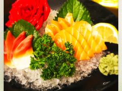 三文鱼刺身北极贝刺身拼-晓寿司·精致料理(绿地店)