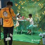给孩子拍照片，下次我还要去他家！~