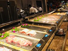 自助取餐区-韩京炭火烤肉自助料理(柯桥万达店)