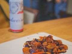 金蒜烧汁爆双菇-竹里馆·淮扬菜·功夫茶(老门东店)