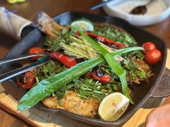 香茅草烤罗非鱼-云海肴·汽锅鸡·云南菜(天山百盛优客店)