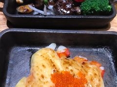 焗蟹肉-三石铁板烧(紫竹桥店)
