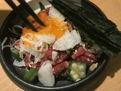 生鸡蛋拌雪花生牛肉-沼津港渔市(宏伊国际广场店)