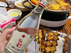 -老红桥炸灌肠牛肚锅烧烤(定福庄店)