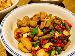 酸豆角肥肠-农耕记·湖南土菜(观澜福城天虹店)