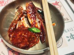 -草家酱蟹炭火烤肉店(珲春南路二店)