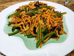 鱼香肉丝-一盏明灯全素斋(殊像寺店)