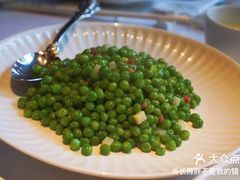 清炒火腿小甜豆-玫瑰厅上海菜(兴国路店)