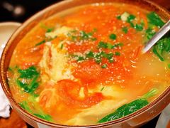 豌豆尖煎蛋汤-不相离盐帮菜(郎园店)