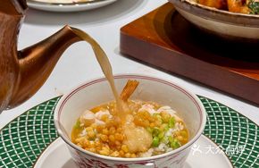 Lobster Soup with Crab Meat Rice Porridge
