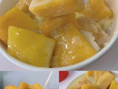 芒果炼乳刨冰-美肴冰品·汉堡·牛腩饭(总店)