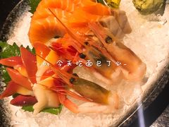 三文鱼甜虾北极贝-梅筑·创意料理(王府井百货店)