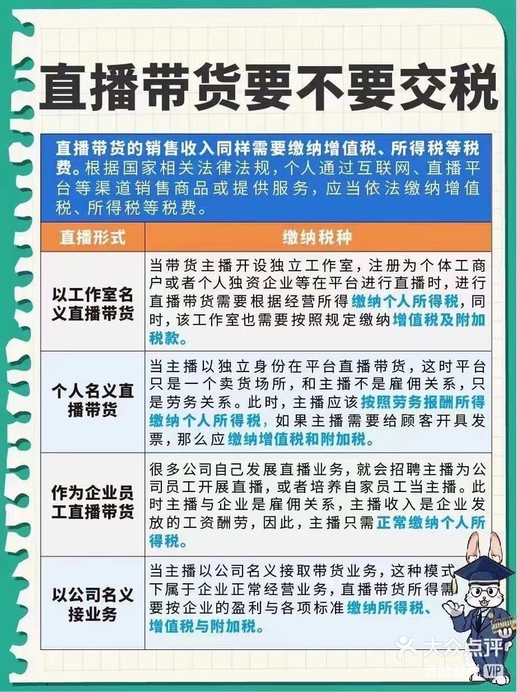 搞直播开网店到底要不要交税