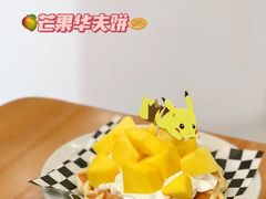 大大粒芒果华夫饼-echoes coffee回响咖啡(红山店)