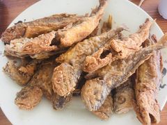 油炸黄花鱼-87号烧烤海鲜·大排档(金沙滩店)