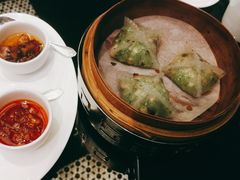 蟹粉荠菜饺-北京四季酒店·采逸轩