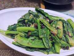 豆豉鲮鱼油麦菜-潮十三潮汕砂锅粥(高新四路大都荟店)