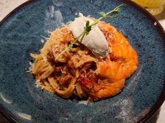 鲜茄茸大虾配马斯卡朋意大利面-BE BRIGHT KITCHEN(正佳广场店)