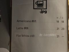 菜单-JPG coffee(广州体育西店)