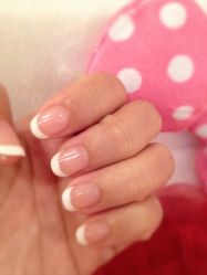 干净，短指甲也能做出法式好效果！-爱嘉生活美甲美睫纹绣半永久