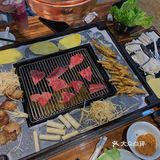 金华兰溪网红烤肉火盆烧烤五花肉打卡