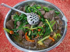 韭菜炆猪红-联丰美食(番禺店)