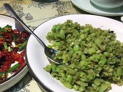 青椒空心菜梗-井水小厨·湘菜(活力广场店)