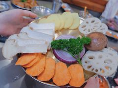 蔬菜拼盘-黑豚黨韩国烤肉料理(悦然时光店)