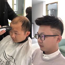 -发饰美男士增发补发假发定制店