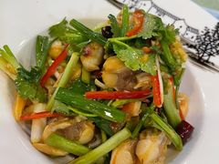 小葱拌黄蚬子-渔娘渔家丹东海鲜(东直门店)