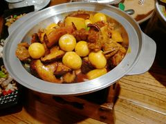 蜀香牛肉-东来菜馆•手抓海鲜家常菜•海鲜锅贴(鸽子窝店)