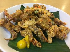 咸蛋黄软壳蟹-大树下海鲜饭店