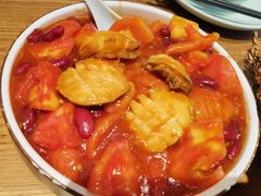 番茄煮鲍鱼-常来小聚·广州非遗传承餐厅(地王广场店)