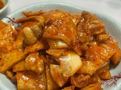 泡菜五花肉炒鱼饼-米郎餐厅·朝鲜族料理(延长路店)