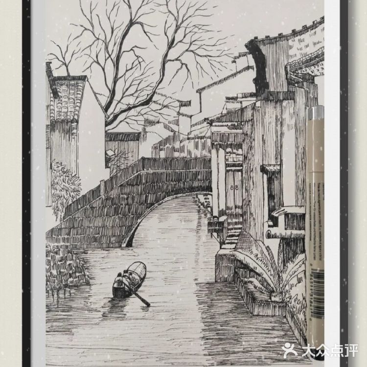 这竟然是用针管笔画的！！！