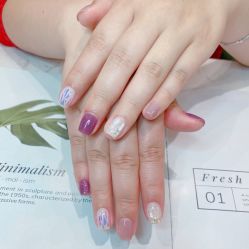 -手牵手美甲