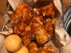 甜辣无骨炸鸡-包装马车·韩国料理·포장마차