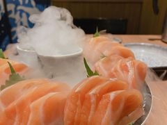 厚切深海三文鱼刺身-万岁寿司(天河领展店)