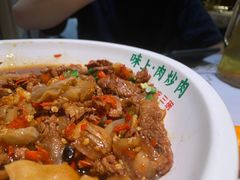 老坛剁椒肉炒肉-味上湘菜馆(河马店)