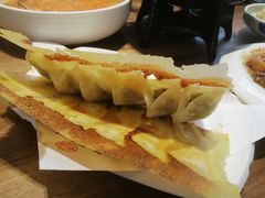 牛肉韭黄锅贴-海荣锅贴馆(五味十字店)