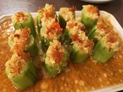 瑶柱金蒜蒸丝瓜-有璟阁港式餐厅(金融街购物中心店)