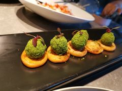 葱油饼鹅肝-木守西溪溪隐餐厅