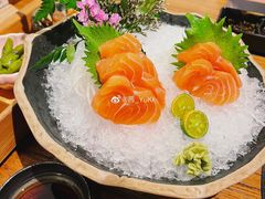 三文鱼刺身-黑牛の店·和牛烧肉(合生汇店)