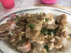 椒盐攋尿虾-垦丁辉哥生鱼片