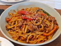 椒麻鸡炒乌冬面-魏客咖啡(中铁中心店)