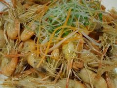 姜葱炒江虾-金陵精菜馆