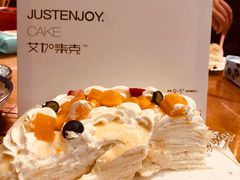 动物奶油榴莲千层蛋糕-艾加柒克蛋糕茶歇甜品台(春熙路店)