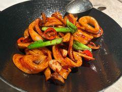 葱油爆本港鲜吊筒-广州文华东方酒店·江-由辉师傅主理